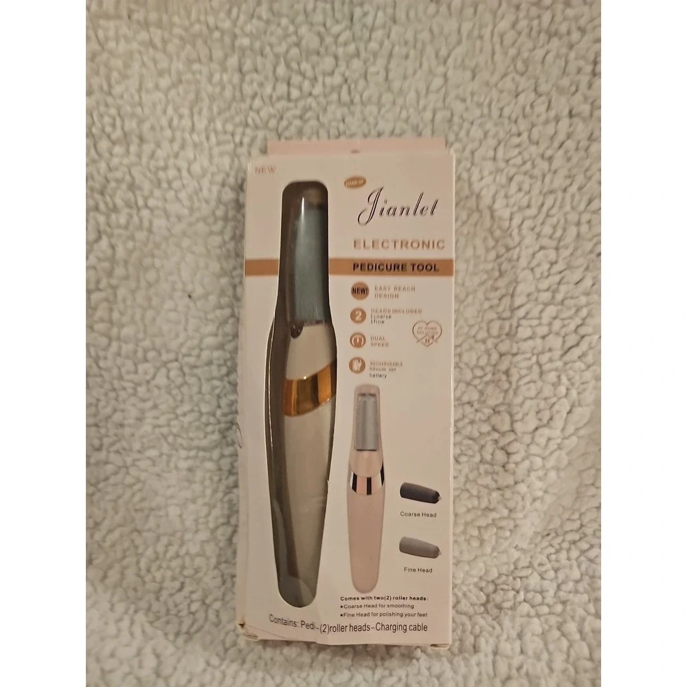Jianlet Smooth Rechargeable Electric Foot Callus Remover Pedicure‎ Tool